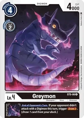 Greymon - Starter Deck 05: Machine Black (ST-5)
Starter Deck 05: Machine Black
