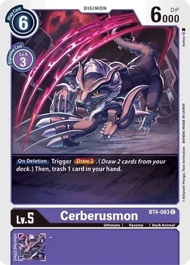 Cerberusmon - Great Legend (BT04)
Great Legend