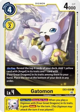 SH Gatomon - Draconic Roar (EX03)
Draconic Roar
