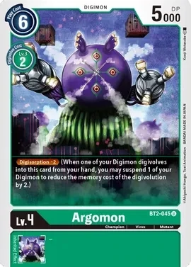 Argomon - BT2-045 - Release Special Booster (BT01-03)
Release Special Booster
