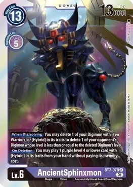 AncientSphinxmon - Next Adventure (BT07)
Next Adventure