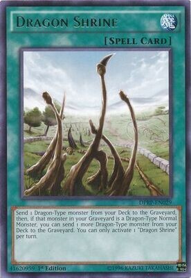 Dragon Shrine - DPRP-EN029 - Rare 1st Edition
Duelist Pack: Rivals of the Pharaoh Singles (Espanol)