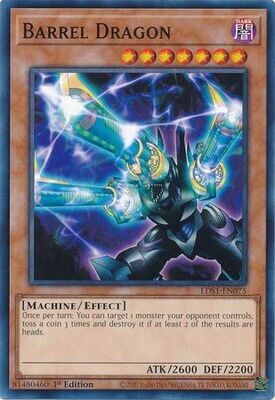 Barrel Dragon - LDS1-EN075 - Common 1st Edition
Legendary Duelists: Season 1 [LDS1] 1st Edition Singles