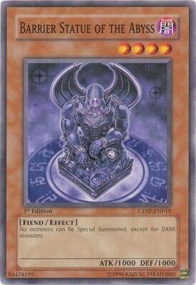 Barrier Statue of the Abyss - CDIP-EN018 - Common 1st Edition Cyberdark Impact [CDIP] 1st Edition Singles