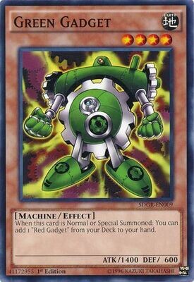 Green Gadget - SDGR-EN009 - Common 1st Edition
Structure Deck: Geargia Rampage SDGR 1st Edition Singles