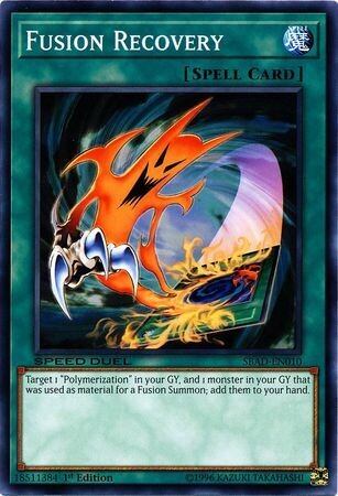 Fusion Recovery - SBAD-EN010 - Common 1st Edition Speed Duel: Attack from the Deep Singles (espanol)