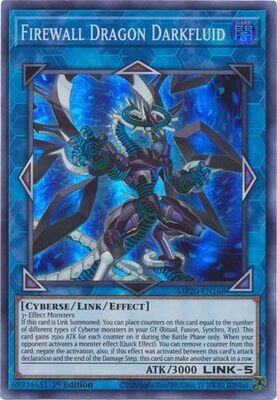 Firewall Dragon Darkfluid - MP20-EN168 - Super Rare 1st Edition 2020 Mega-Tin: Lost Memories 1st Edition Singles(español )