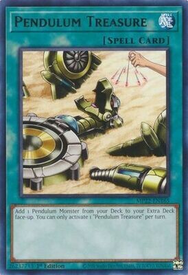 Pendulum Treasure - MP22-EN165 - Rare 1st Edition
2022 Mega-Tin: Pharaoh&#39;s Gods 1st Edition Singles