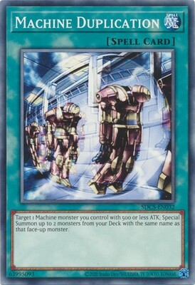 Machine Duplication - SDCS-EN032 - Common Unlimited
Structure Deck: Cyber Strike Unlimited Singles