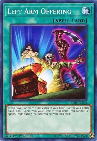 Left Arm Offering - SR08-EN033 - Common 1st Edition Structure Deck: Order of the Spellcasters Singles
