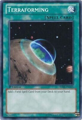 Terraforming - SDRE-EN025 - Common 1st Edition Structure Deck: Realm of the Sea Emperor 1st Edition Singles