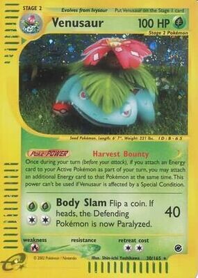 Venusaur - 30/165 - Holo Rare
Expedition Singles