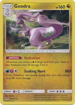 Goodra - 94/131 - Holo Rare
Sun &amp; Moon: Forbidden Light Singles