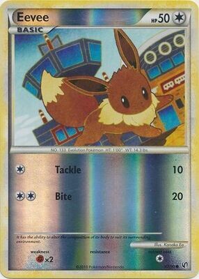 Eevee - 47/90 - Common Reverse Holo
HGSS - Undaunted Reverse Holo Singles
