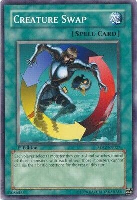 Creature Swap - 5DS2-EN027 - Common 1st Edition Starter Deck: 5D&#39;s (2009) [5DS2] 1st Edition Singles