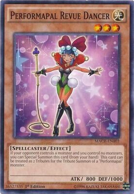 Performapal Revue Dancer - MACR-EN003 - Common 1st Edition Maximum Crisis 1st Edition Singles