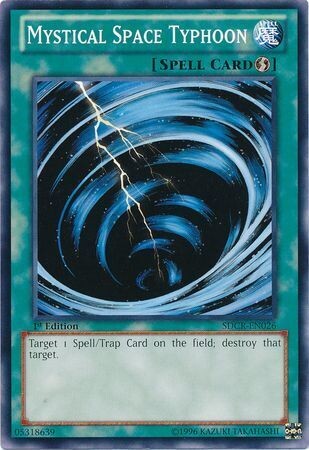 Mystical Space Typhoon - SDCR-EN026 - Common 1st Edition Structure Deck: Cyber Dragon Revolution 1st Edition Singles
