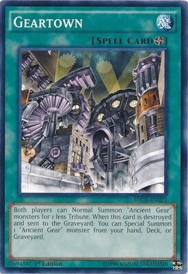 Geartown - SDGR-EN021 - Common 1st Edition Structure Deck: Geargia Rampage SDGR 1st Edition Singles
