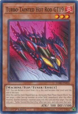 Turbo-Tainted Hot Rod GT19 - DABL-EN034 - Common 1st Edition Darkwing Blast 1st Edition Singles