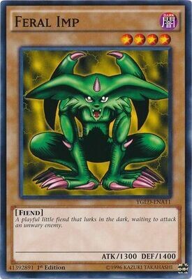 Feral Imp - YGLD-ENA11 - Common 1st Edition Yugi&#39;s Exodia Deck 1st Edition (YGLD-ENA)