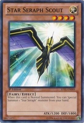 Star Seraph Scout - JOTL-EN009 - Common 1st Edition Judgment of the Light 1st Edition Singles