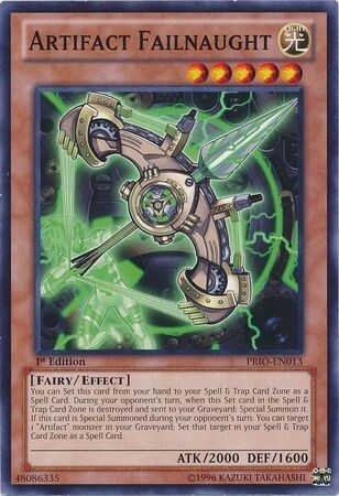 Artifact Failnaught - PRIO-EN013 - Common 1st Edition Primal Origin 1st Edition Singles