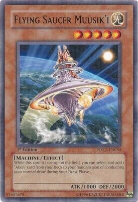 Flying Saucer Muusik&#39;i - POTD-EN030 - Common 1st Edition
Power of the Duelist [POTD] 1st Edition Singles
