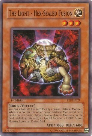 The Light - Hex-Sealed Fusion - FET-EN027 - Common 1st Edition Flaming Eternity [FET] 1st Edition Singles