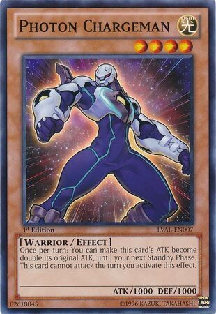 Photon Chargeman - LVAL-EN007 - Common 1st Edition Legacy of the Valiant 1st Edition Singles (espanol)