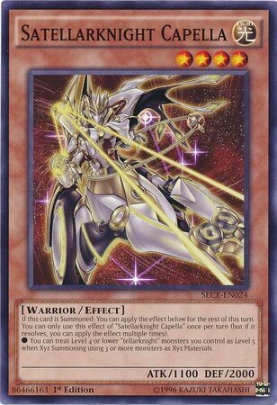 Satellarknight Capella - SECE-EN024 - Common 1st Edition Secrets of Eternity (SECE) 1st Edition Singles(español)