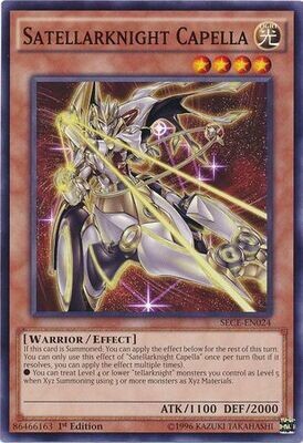 Satellarknight Capella - SECE-EN024 - Common 1st Edition Secrets of Eternity (SECE) 1st Edition Singles(español)