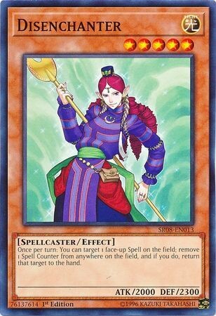 Disenchanter - SR08-EN013 - Common 1st Edition
Structure Deck: Order of the Spellcasters Singles(español)