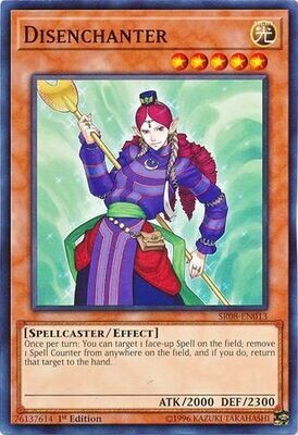 Disenchanter - SR08-EN013 - Common 1st Edition
Structure Deck: Order of the Spellcasters Singles(español)