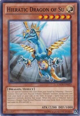 Hieratic Dragon of Su - GAOV-EN023 - Common Unlimited Galactic Overlord Unlimited Singles