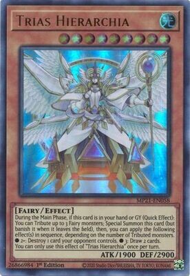 SH Trias Hierarchia - MP21-EN058 - Ultra Rare 1st Edition
2021 Mega-Tin: Ancient Battles 1st Edition Singles