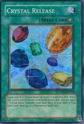 Crystal Release - DP07-EN019 - Super Rare Unlimited
Duelist Pack: Jesse Anderson DP07 Unlimited Singles