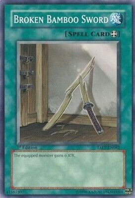 Broken Bamboo Sword - TAEV-EN062 - Common 1st Edition
Tactical Evolution [TAEV] 1st Edition Singles