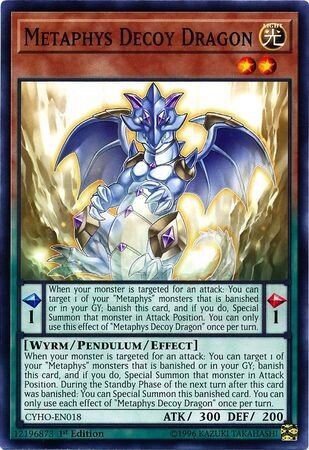 Metaphys Decoy Dragon - CYHO-EN018 - Common 1st Edition Cybernetic Horizon 1st Edition Singles