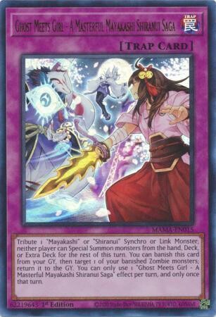 SH Ghost Meets Girl - A Masterful Mayakashi Shiranui Saga - MAMA-EN015 Ultra Rare 1st Ed Magnificent Mavens 1st Edition Singles