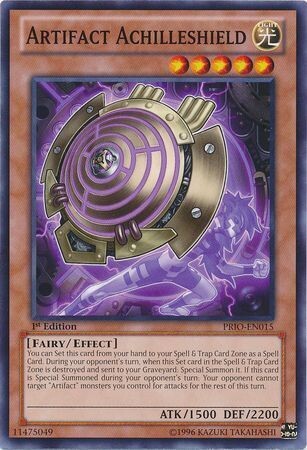 Artifact Achilleshield - PRIO-EN015 - Common 1st Edition
Primal Origin 1st Edition Singles(español)