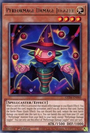 Performage Damage Juggler - GEIM-EN060 - Rare 1st Edition Genesis Impact [GEIM] 1st Edition Singles