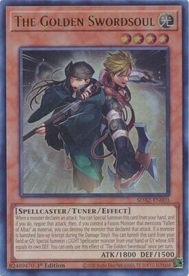 The Golden Swordsoul - SDAZ-EN003 - Ultra Rare 1st Edition Structure Deck: Albaz Strike 1st Edition Singles(español)