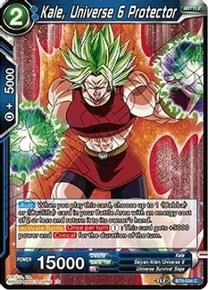 Kale, Universe 6 Protector - Universal Onslaught (DBS-B09)
Universal Onslaught