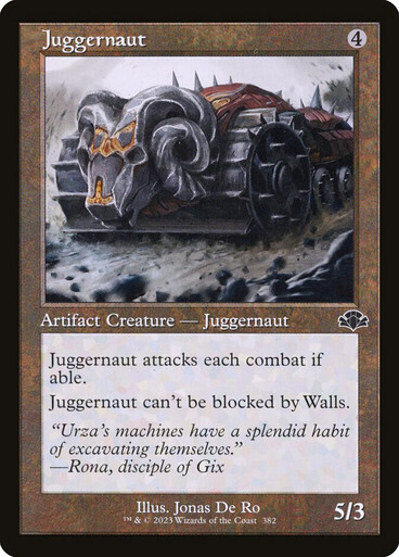 Juggernaut (Retro Frame) 382- Dominaria Remastered