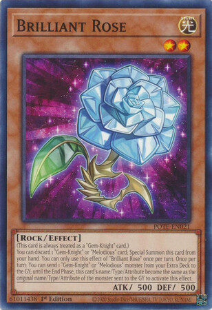 Brilliant Rose - POTE-EN021 - Common 1st Edition Power of the Elements 1st Edition Singles (espanol)