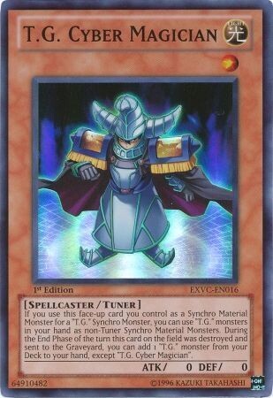 T.G. Cyber Magician - EXVC-EN016 - Super Rare 1st Edition
Extreme Victory 1st Edition Singles