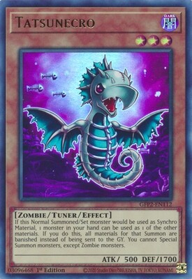 Tatsunecro - GFP2-EN112 - Ultra Rare 1st Edition Ghosts From The Past: The 2nd Haunting 1st Edition Singles (espanol)