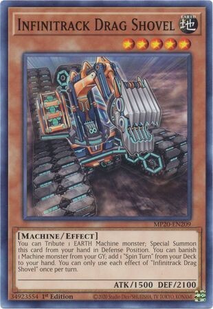 Infinitrack Drag Shovel - MP20-EN209 - Common 1st Edition 2020 Mega-Tin: Lost Memories 1st Edition Singles