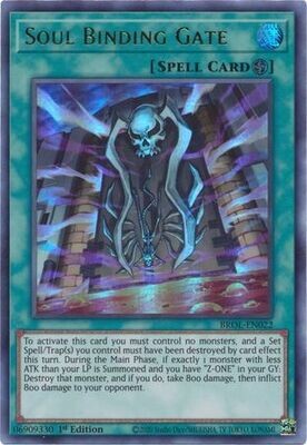 Soul Binding Gate - BROL-EN022 - Ultra Rare 1st Edition Brothers of Legend 1st Edition Singles