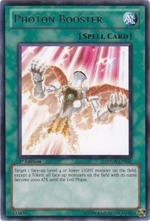 Photon Booster - PHSW-EN052 - Rare 1st Edition Photon Shockwave 1st Edition Singles (español)